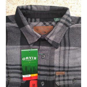 Orvis Flannel Shirt Button-down Long Sleeve Men's MED